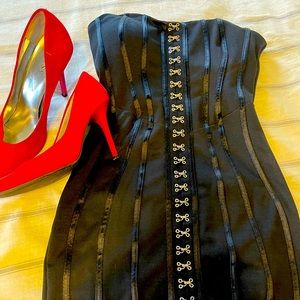 Sexy corset mini dress